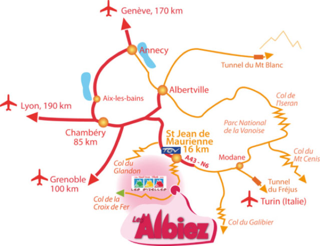 distances albiez
